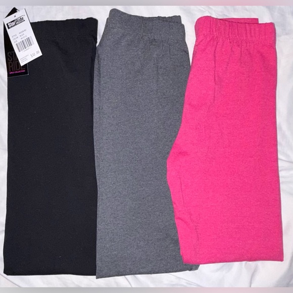 Star Ride Other - STAR RIDE Set of 3 Leggings - Black, Gray, Pink